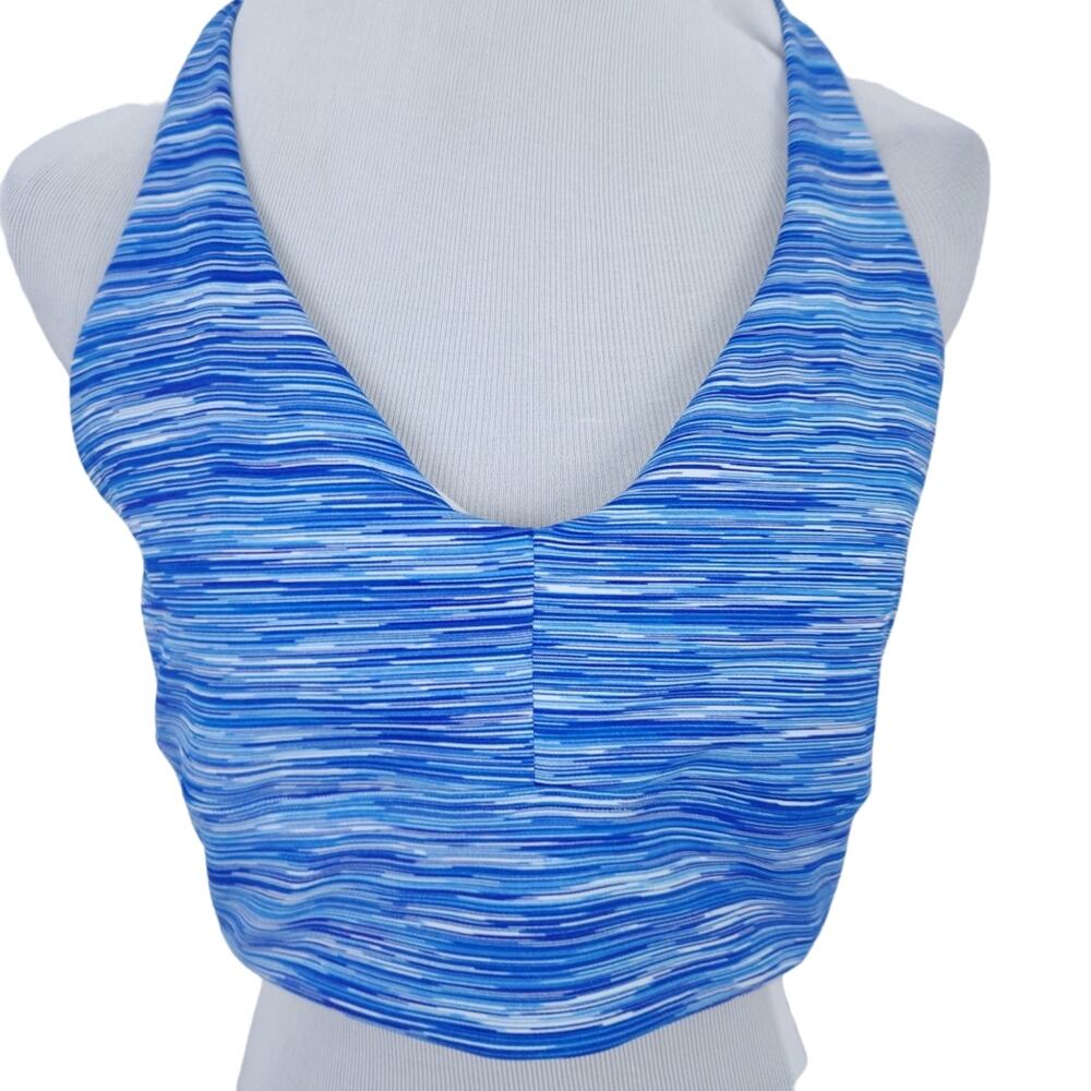 Gap Fit Sports Bra XL Blue, Wireless, T-Back Athletic Sports Bra Athleisure Yoga